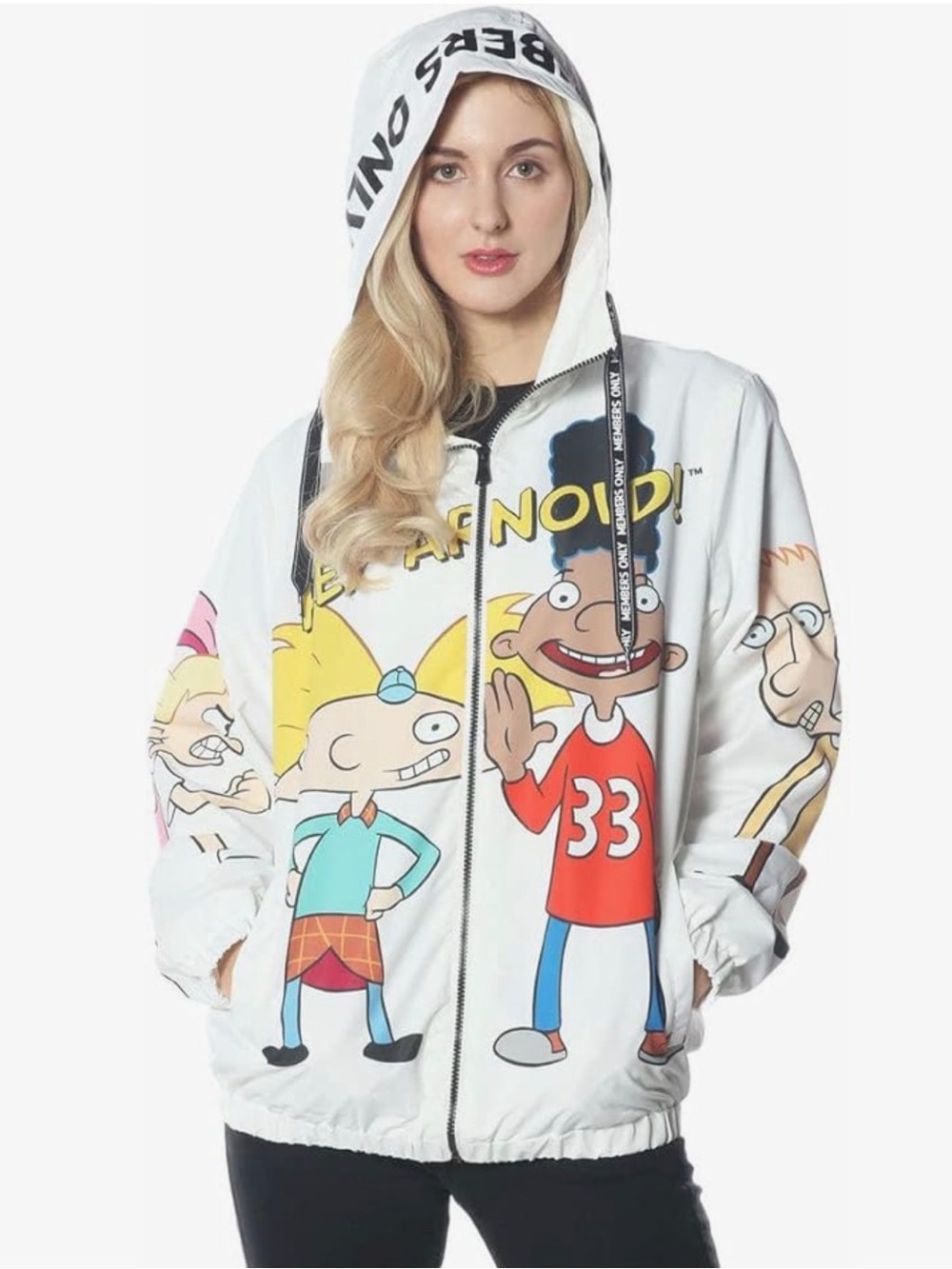 Members Only x Nickelodeon Hey Arnold! Windbreaker